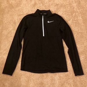 Nike Dry Fit Long Sleeve Quarter Zip Running Shirt